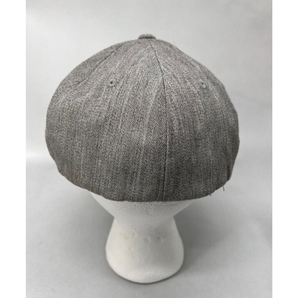 Branded Bills Heathered Gray Elan Hat FlexFit L-XL Baseball Cap - Picture 3 of 4